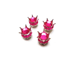 Ниппельные колпачки "Короны" розовые фото