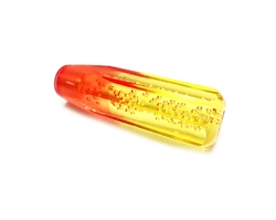 Ручка КПП JDM 150мм, желтый-красный с гранями фото