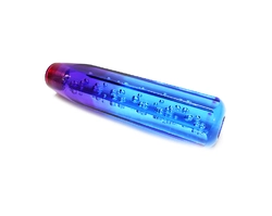 Ручка КПП JDM 200мм, синий-красный с гранями фото