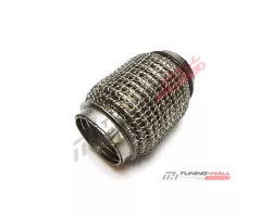 Гофра глушителя трехслойная усиленная (wire mesh) Hydra Style (кольчуга) длина 100мм, диаметр трубы 45мм