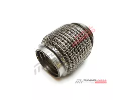 Гофра глушителя трехслойная усиленная (wire mesh) Hydra Style (кольчуга) длина 100мм, диаметр трубы 50мм