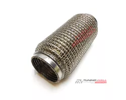 Гофра глушителя трехслойная усиленная (wire mesh) Hydra Style (кольчуга) длина 200мм, диаметр трубы 60мм