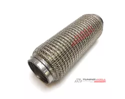 Гофра глушителя трехслойная усиленная (wire mesh) Hydra Style (кольчуга) длина 250мм, диаметр трубы 64мм