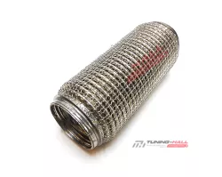 Гофра глушителя трехслойная усиленная (wire mesh) Hydra Style (кольчуга) длина 250мм, диаметр трубы 76мм