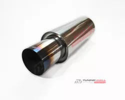 Спортивный прямоточный глушитель (бочка) ProSport Drag Pro Flamed диаметр входа 64мм