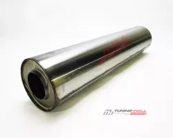 Универсальный резонатор прямоточный MG-Race длина 460мм, диаметр 100мм, диаметр трубы 52мм