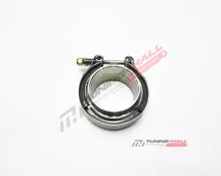 V-band хомут с фланцами, диаметр 2.25" (57мм) с проточкой папа-мама