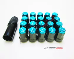 Комплект колесных гаек Project Mu Lock 7 M12x1.5 синие