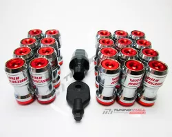 Комплект колесных гаек Volks M12x1.5 красные