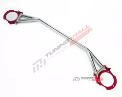 Растяжка передних стоек Subaru Impreza GF/GC, Forester SF, Legacy BE/BH/BG/BD STI Style розовая