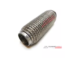 Гофра глушителя трехслойная усиленная (wire mesh) Hydra Style (кольчуга) длина 230мм, диаметр трубы 40мм