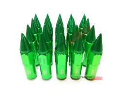 Комплект колесных гаек Blox nut M12x1.25 зеленые