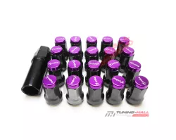 Комплект колесных гаек Project Mu Lock 7 M12x1.5 фиолетовые