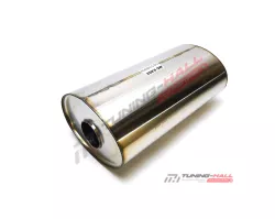Универсальный глушитель прямоточный MG-Race длина 380мм, диаметр 210x143мм, диаметр трубы 63мм