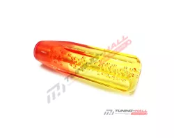 Ручка КПП JDM 150мм, желтый-красный с гранями