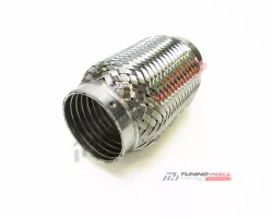 Гофра глушителя усиленная трехслойная (interlock) MG-Race длина 150мм, диаметр трубы 55мм