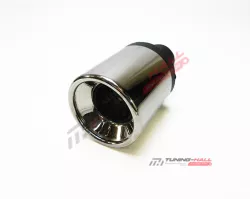 Универсальная насадка на глушитель MG-Race одинарная, прямая, с рюмкой, диаметр выхода 100мм