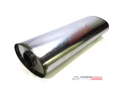 Универсальный магистральный пламегаситель MG-Race длина 460мм, диаметр 170x80мм, диаметр трубы 63мм