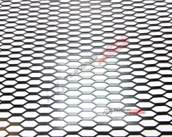 Защитная сетка на решетку радиатора Honey черная 120х40см