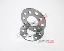 Колесные проставки сквозные PCD 5х108 и 5x114.3 ЦО 67.1 толщина 5мм (5SP5108/114.3-67.1 Silver)