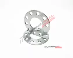 Колесные проставки сквозные PCD 5х120 ЦО 74.1 толщина 5мм (5SP5120-74.1 Silver)