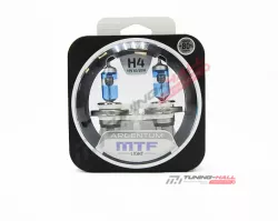 Галогеновые лампочки H4 MTF ARGENTUM +80%