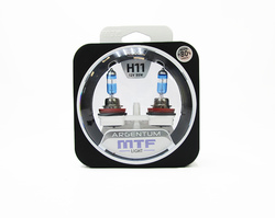 Галогеновые лампочки H11 MTF ARGENTUM +80% фото