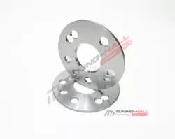 Колесные проставки сквозные PCD 4x100/5x100 ЦО 54.1 толщина 5мм (5SP45100-54.1 Silver)