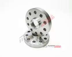Колесные проставки сквозные PCD 5х112 ЦО 66.6-57.1 толщина 25мм (Silver)