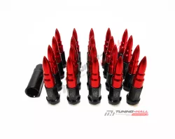 Комплект колесных гаек Bullet nut M12x1.5 красные