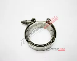 V-band хомут с фланцами, диаметр 3" (76мм) с проточкой папа-мама