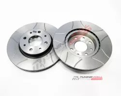 Тормозные диски вентилируемые Brembo R14 с насечками для ВАЗ 2112, Калина, Приора, Гранта