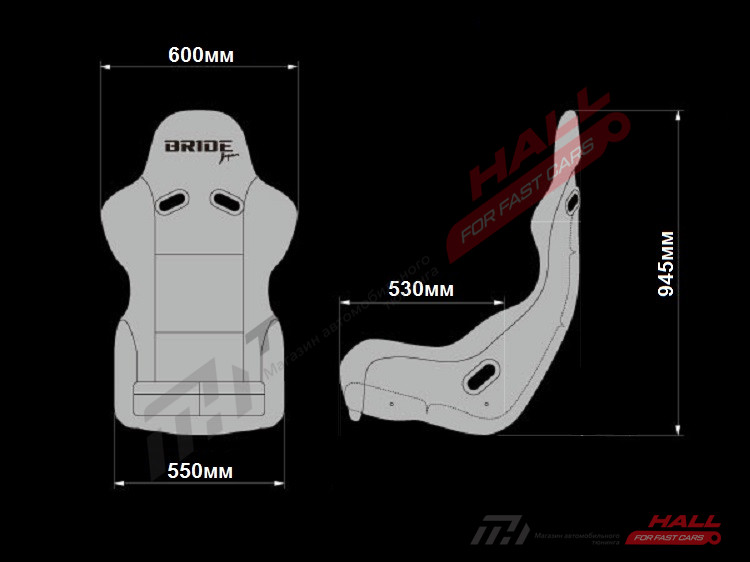 Спортивное сиденье (ковш) Recaro SPG